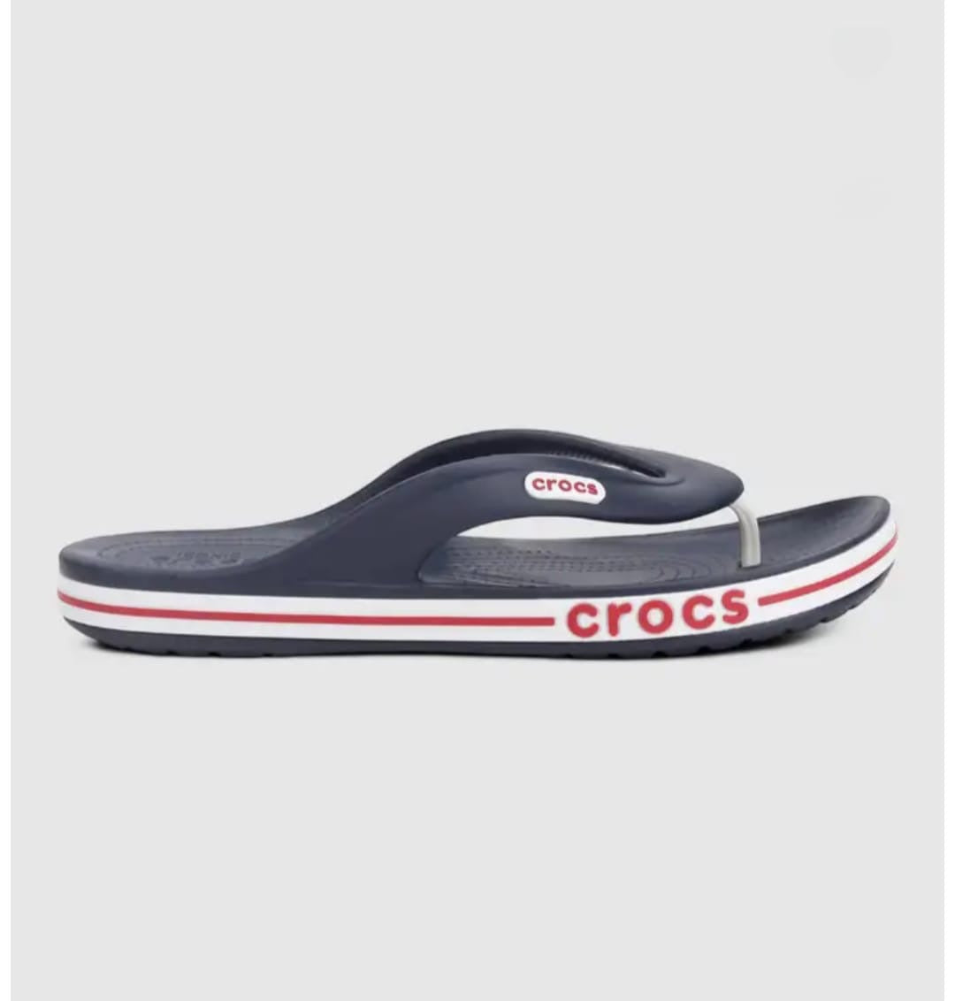 Crocs Men’s Navy Blue Comfort Flip-Flops