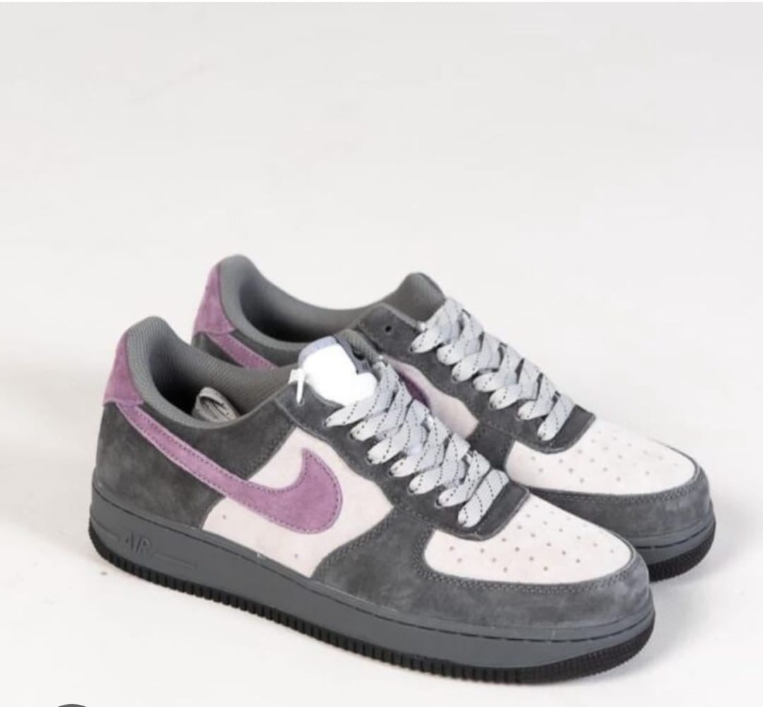 Nike Air Force 1 ‘Shadow Smoke’ – Violet & Charcoal Suede