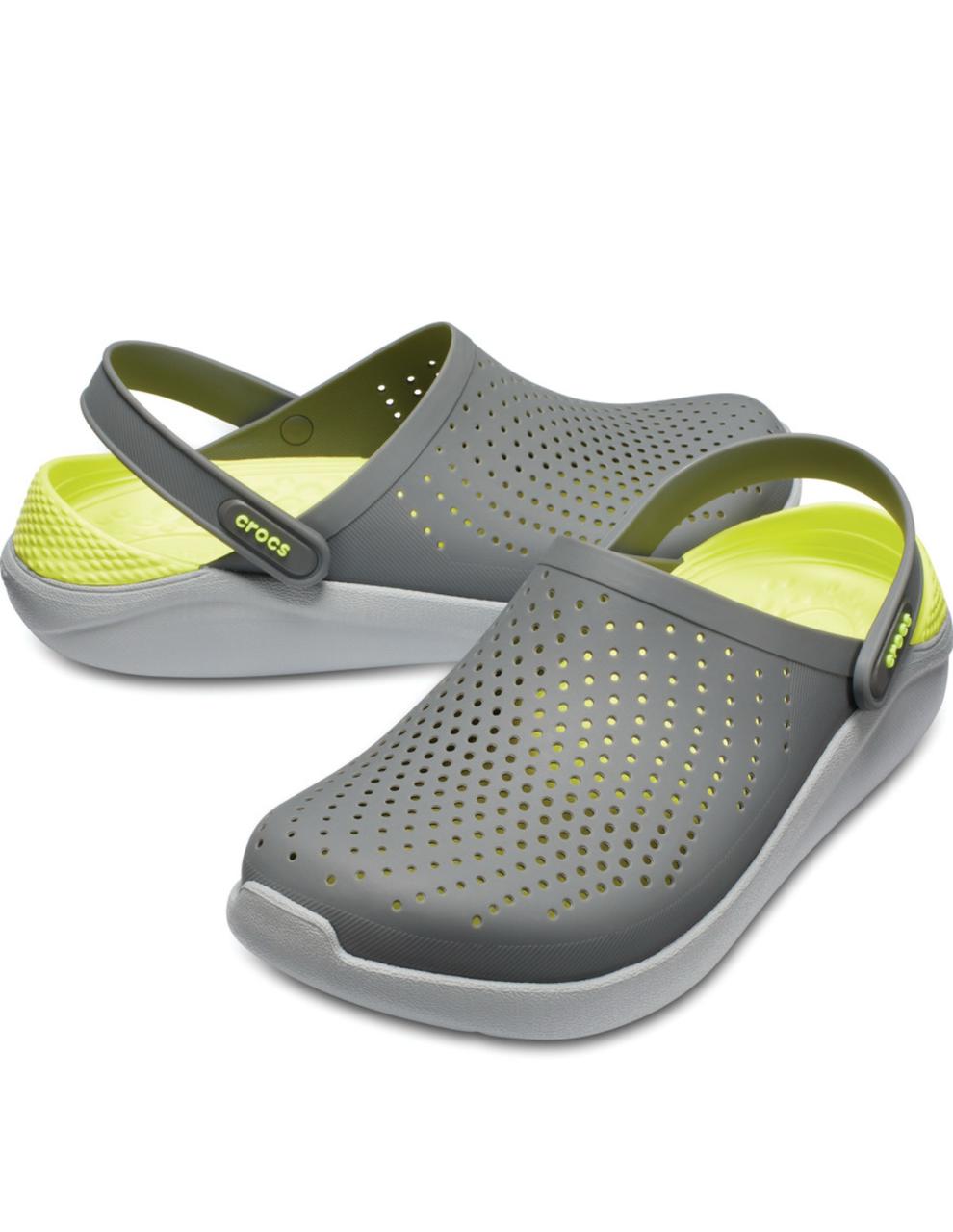 LiteRide™ 360 Clog – Grey & Volt Green | Performance Comfort Redefined