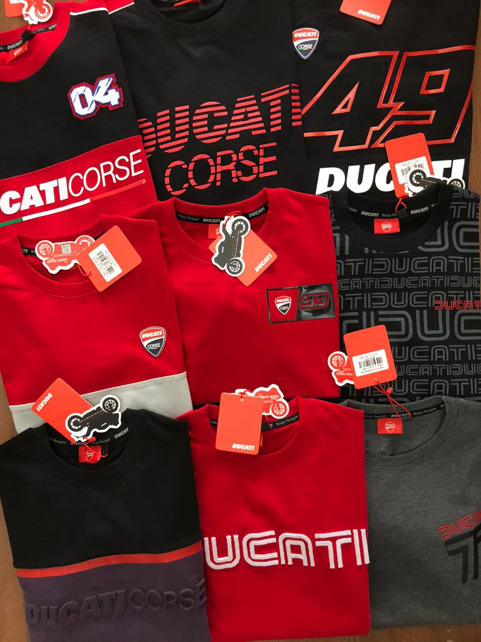 Ducati Corse #04 Black/Red Colorblock T-Shirt