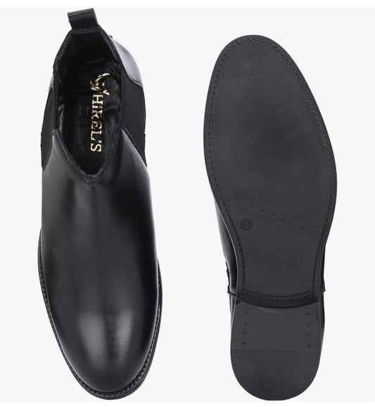 Men's Classic Black Leather Chelsea Boots
