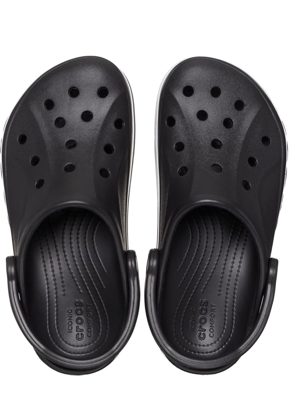 Classic Crocs BAE Platform Clogs – Bold Comfort in Black & Grey