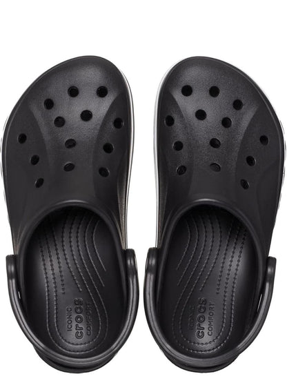 Classic Crocs BAE Platform Clogs – Bold Comfort in Black & Grey