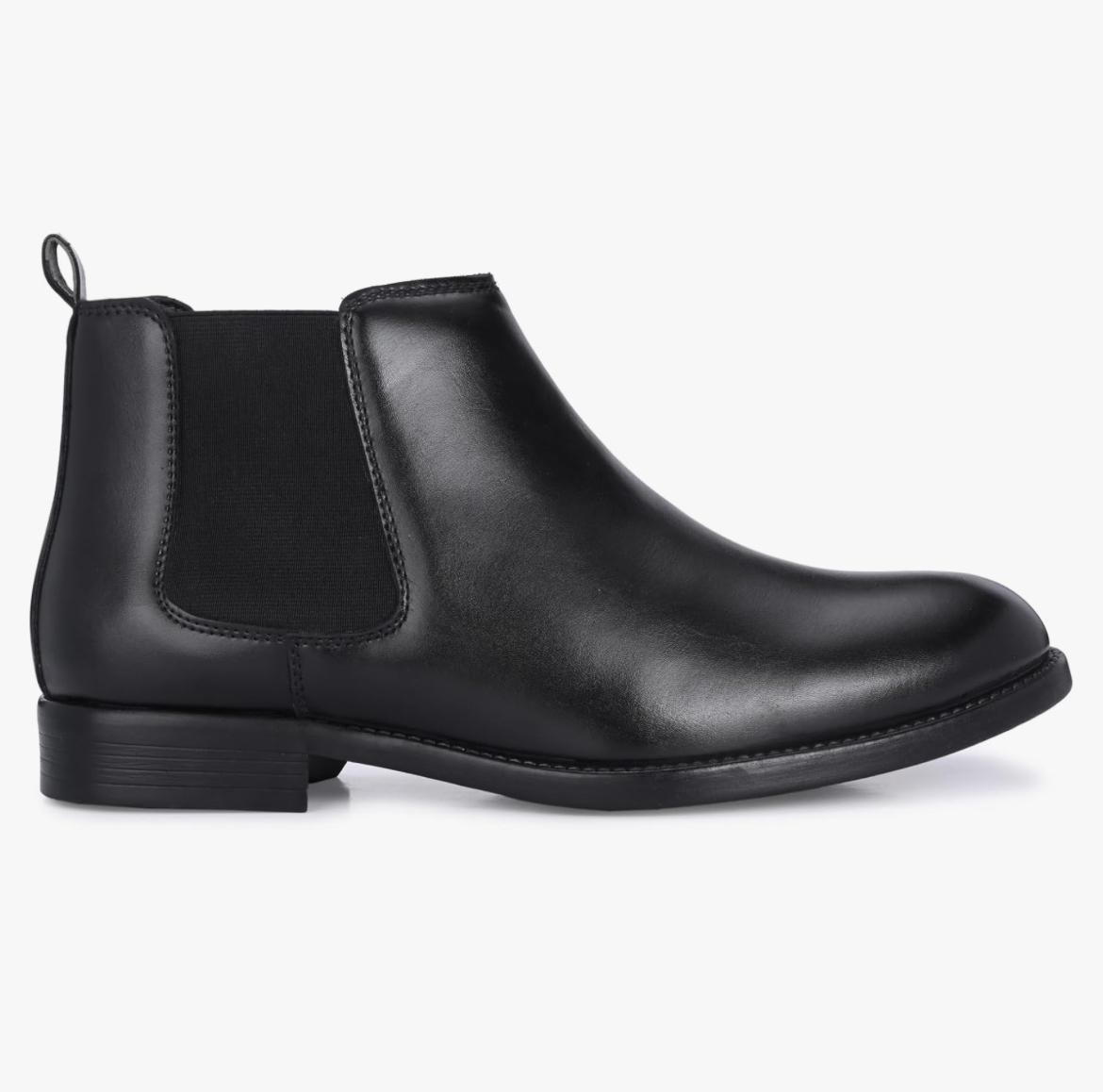 Men's Classic Black Leather Chelsea Boots