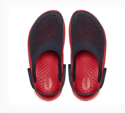 LiteRide™ Crocs Clog – Navy, Red & White | Lightweight Athletic Comfort