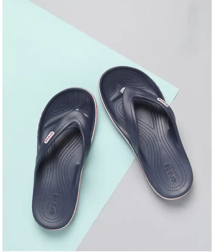 Crocs Men’s Navy Blue Comfort Flip-Flops