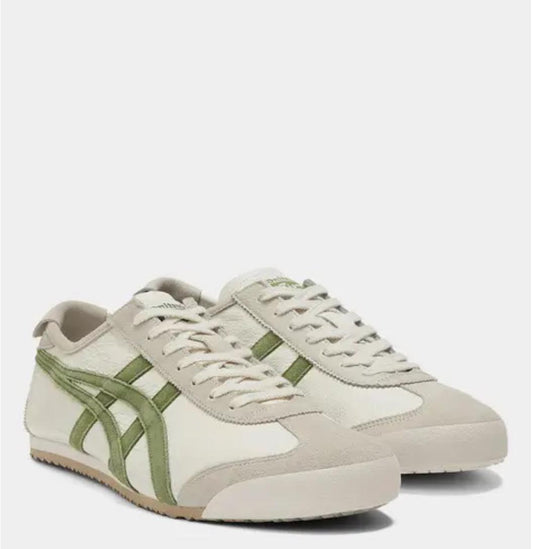 Onitsuka Tiger Mexico 66 – Cream & Olive Green Vintage Sneaker