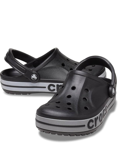 Classic Crocs BAE Platform Clogs – Bold Comfort in Black & Grey