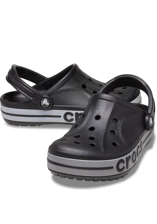 Classic Crocs BAE Platform Clogs – Bold Comfort in Black & Grey