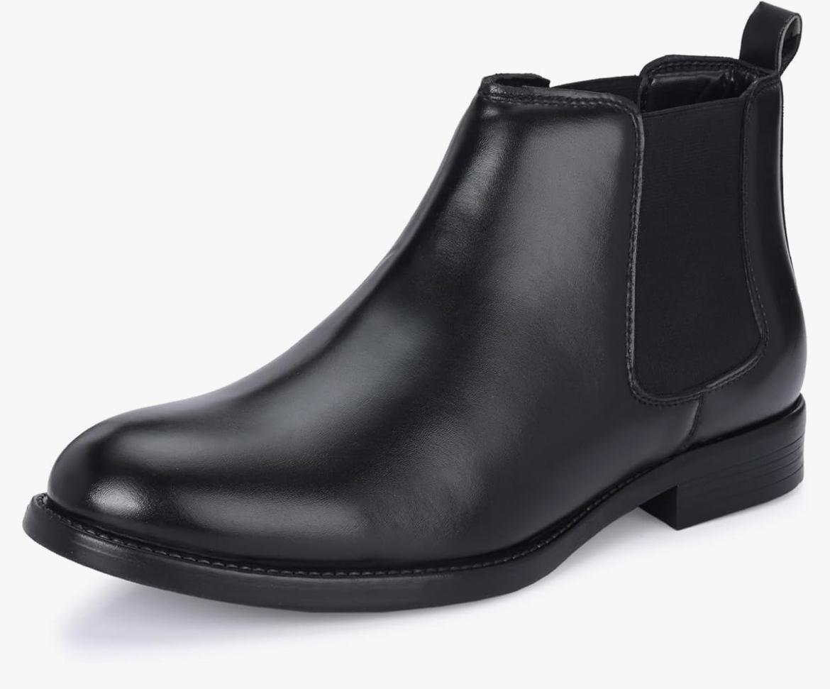 Men's Classic Black Leather Chelsea Boots