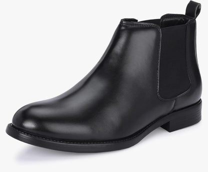 Men's Classic Black Leather Chelsea Boots
