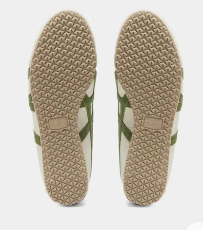 Onitsuka Tiger Mexico 66 – Cream & Olive Green Vintage Sneaker