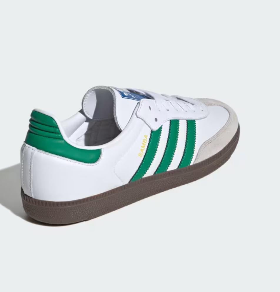 Adidas Samba OG – White & Green | A Heritage Icon with a Fresh Pop