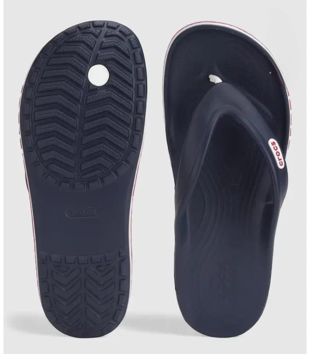 Crocs Men’s Navy Blue Comfort Flip-Flops