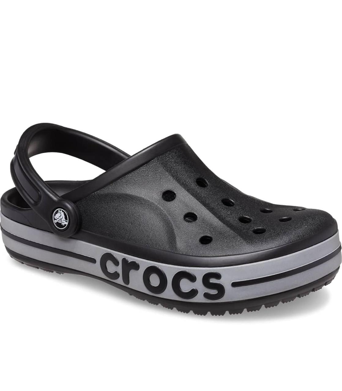 Classic Crocs BAE Platform Clogs – Bold Comfort in Black & Grey