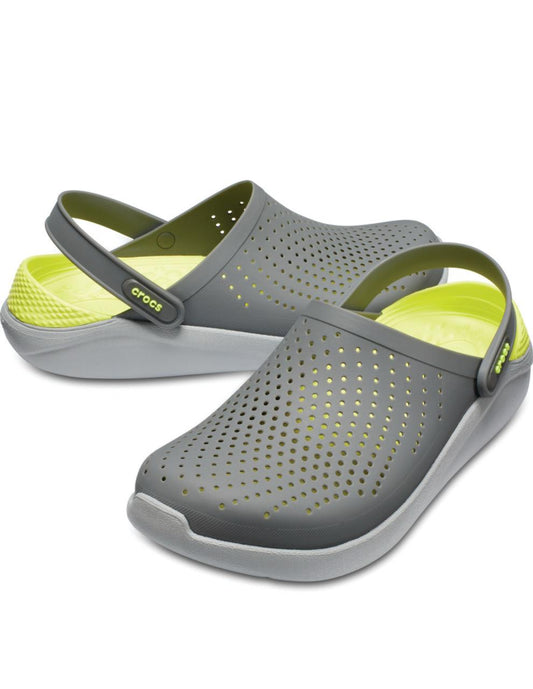 LiteRide™ 360 Clog – Grey & Volt Green | Performance Comfort Redefined