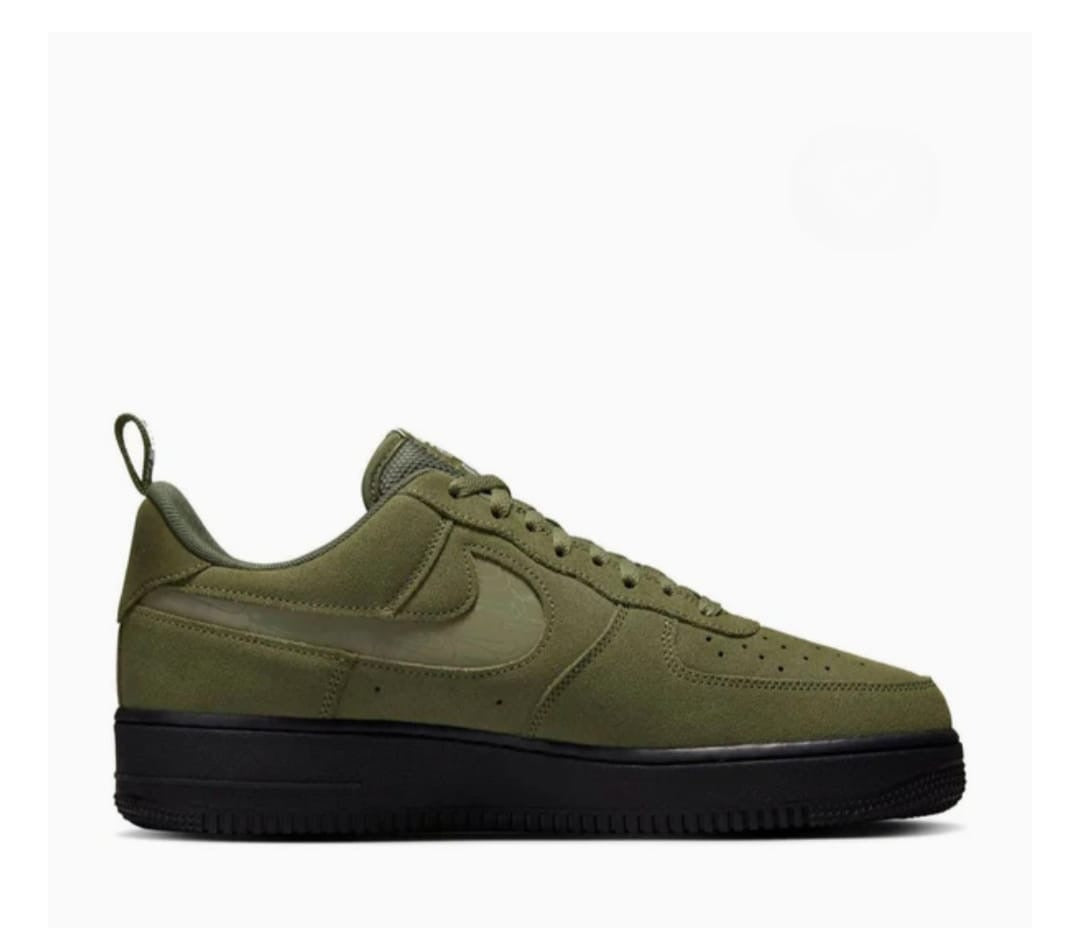 Nike Air Force 1 '07 LV8 - Olive Suede & Black Sole