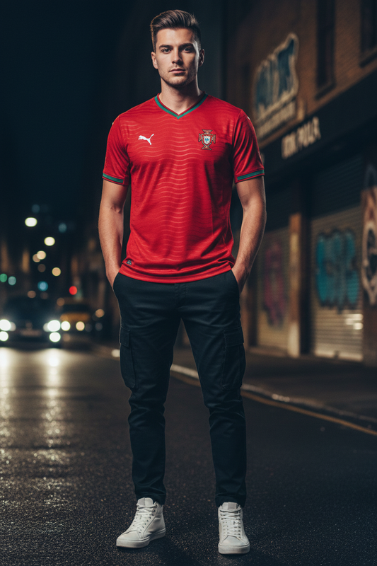 Portugal Home Jersey – Front view urban