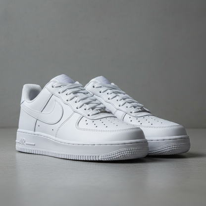 Air Force 1 White Premium Sneaker - Front View