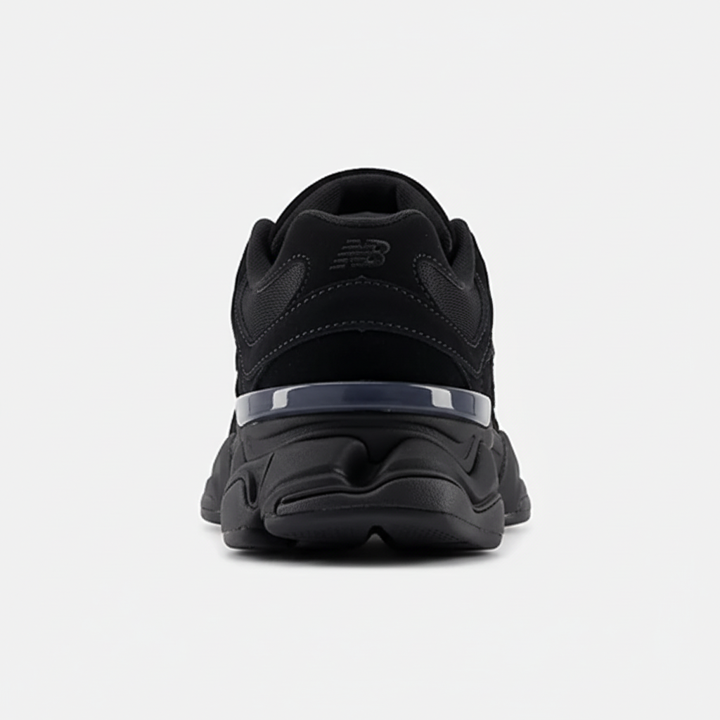 All-Black Chunky Sneakers - Premium Athletic Footwear