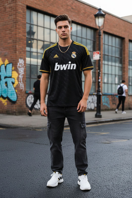 Real Madrid Retro Jersey – Front view urban