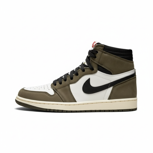 Jordan 1 High Olive Green - Side View