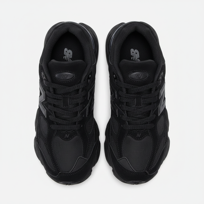 All-Black Chunky Sneakers - Premium Athletic Footwear