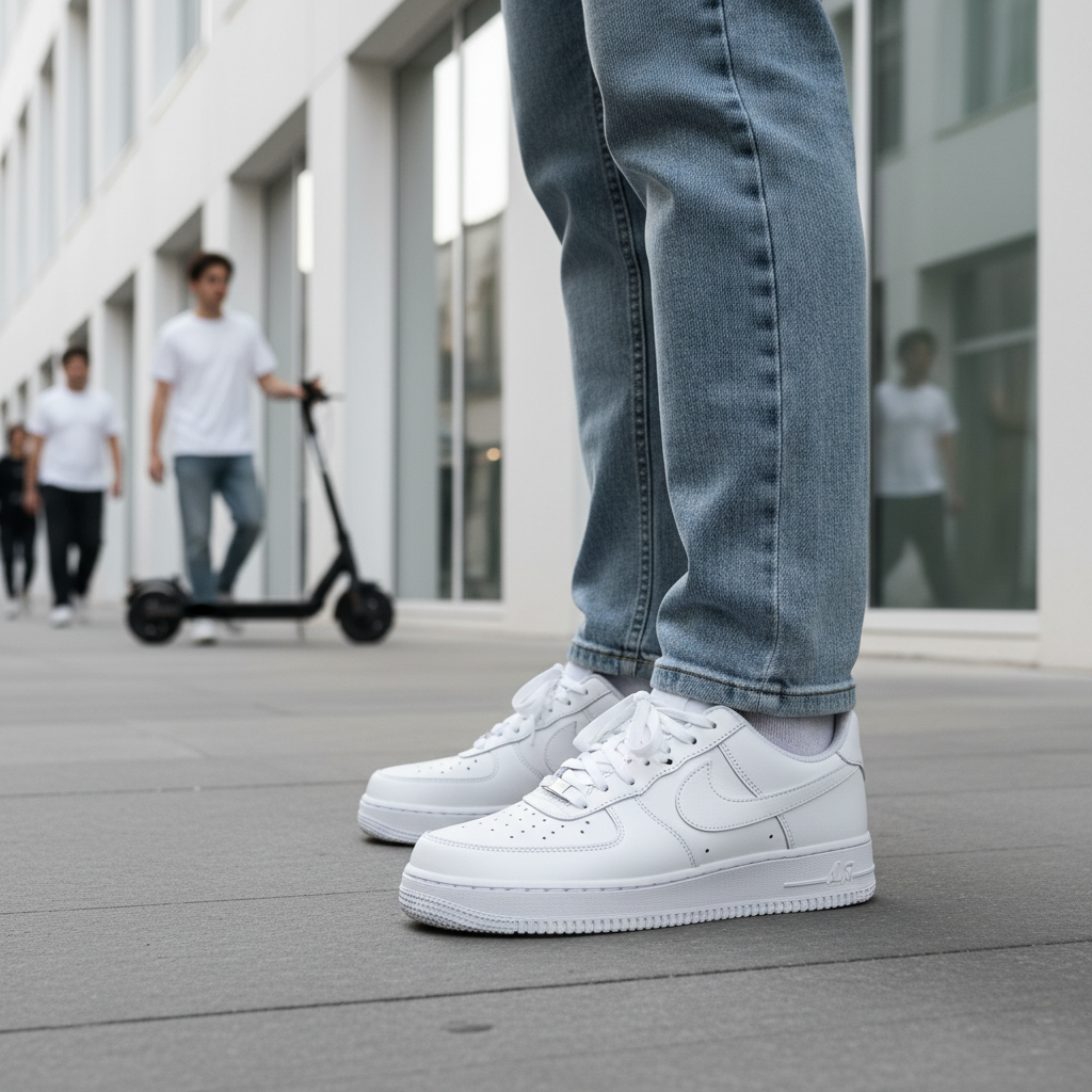Air Force 1 White Premium Sneaker - Lifestyle