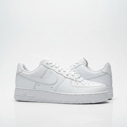 Air Force 1 White Premium Sneaker - Side View